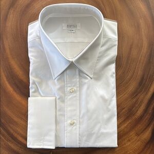 Barneys New York Men's White Shirt